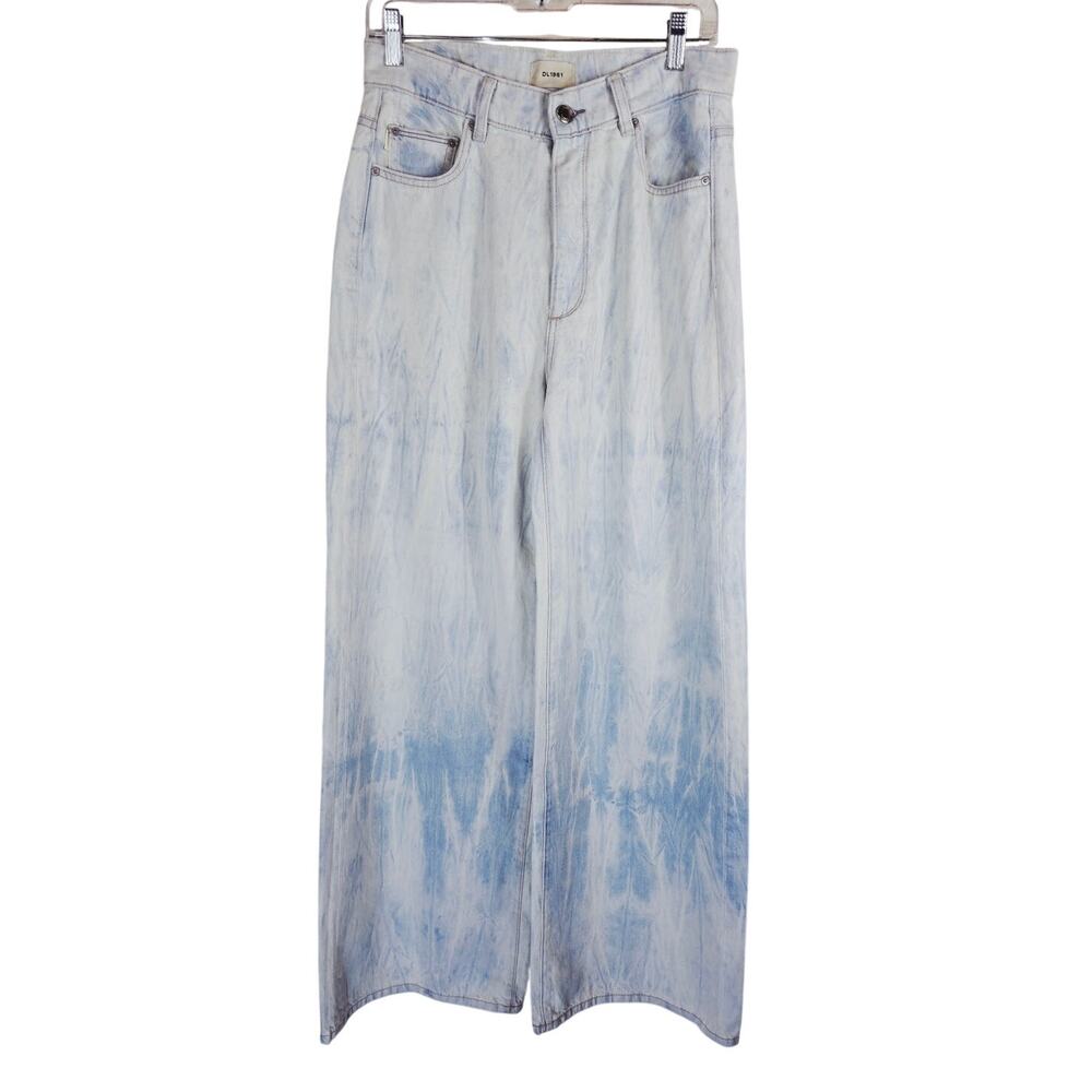 DL1961 Anthropologie Light Blue Wash Hepburn Wide Leg Women's Jeans 27 - Picture 1 of 6
